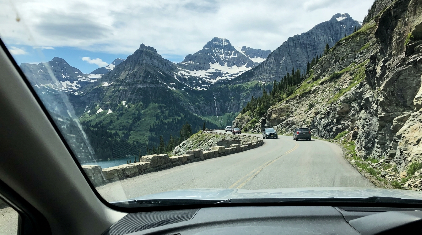 Going-to-the-Sun Road in Glacier National Park, Montana