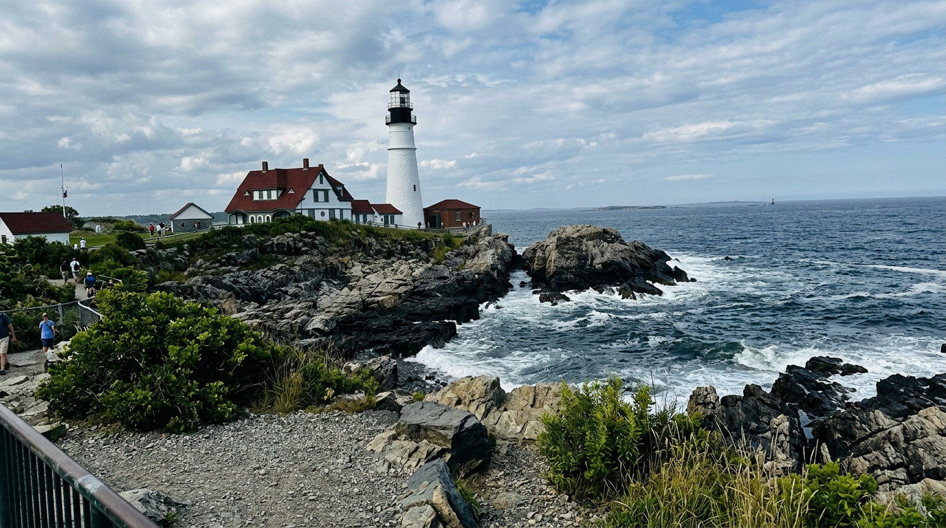 Portland Head Light lighthouse, Maine