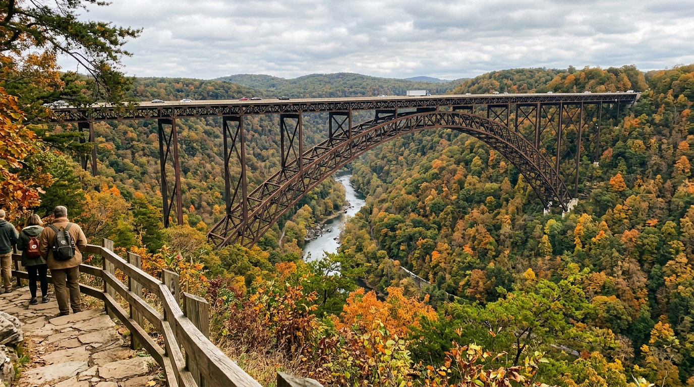 The New River Gorge Bridge, West Virginia